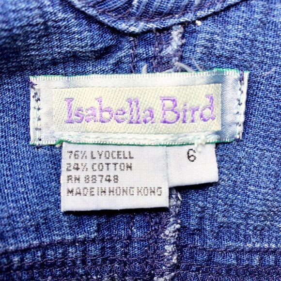 VINTAGE Y2K ISABELLA BIRD Denim Slipdress - Picture 6 of 6